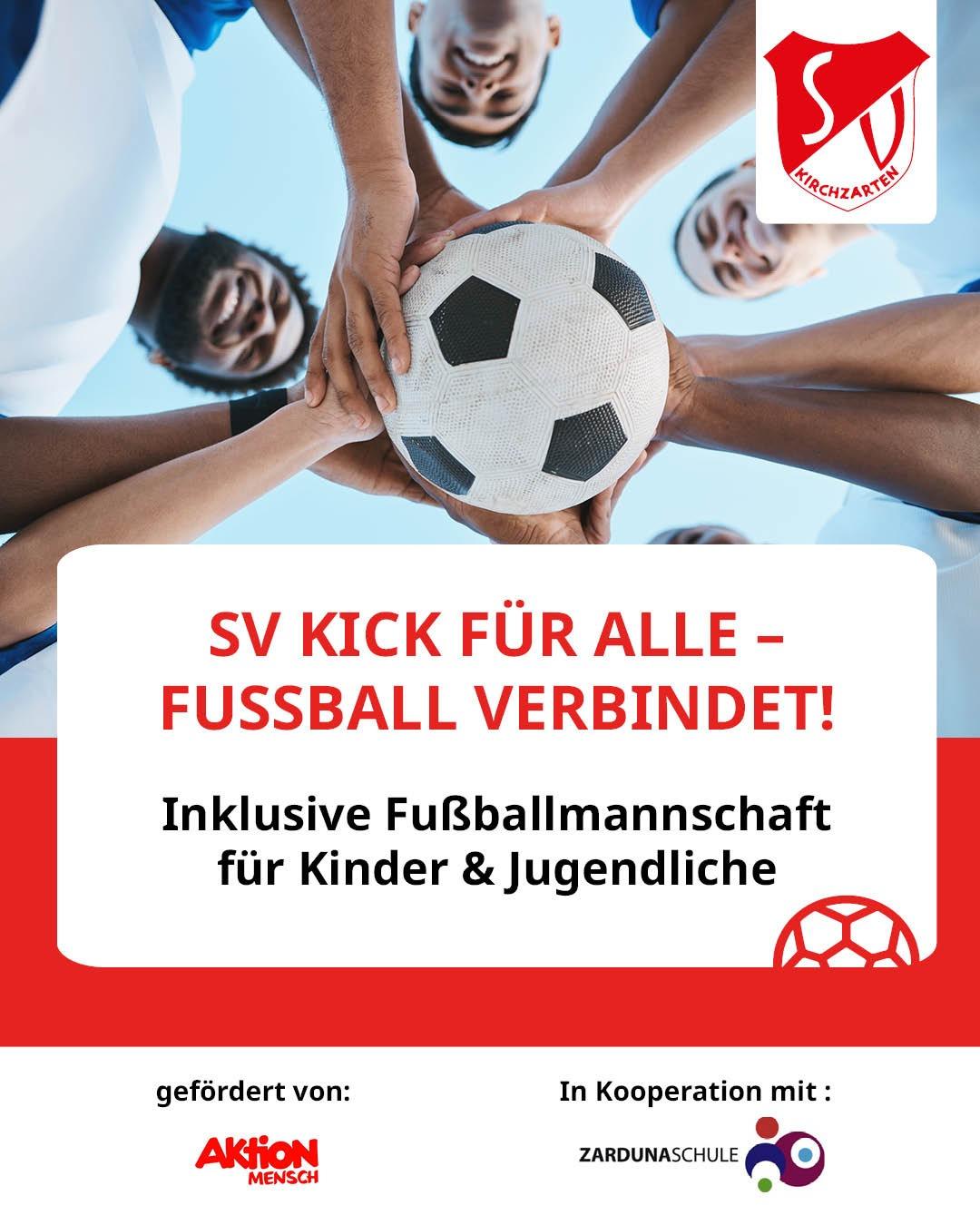 SV Kirchzarten startet inklusives Fußballprojekt: „SV Kick für alle – Fußball verbindet!“